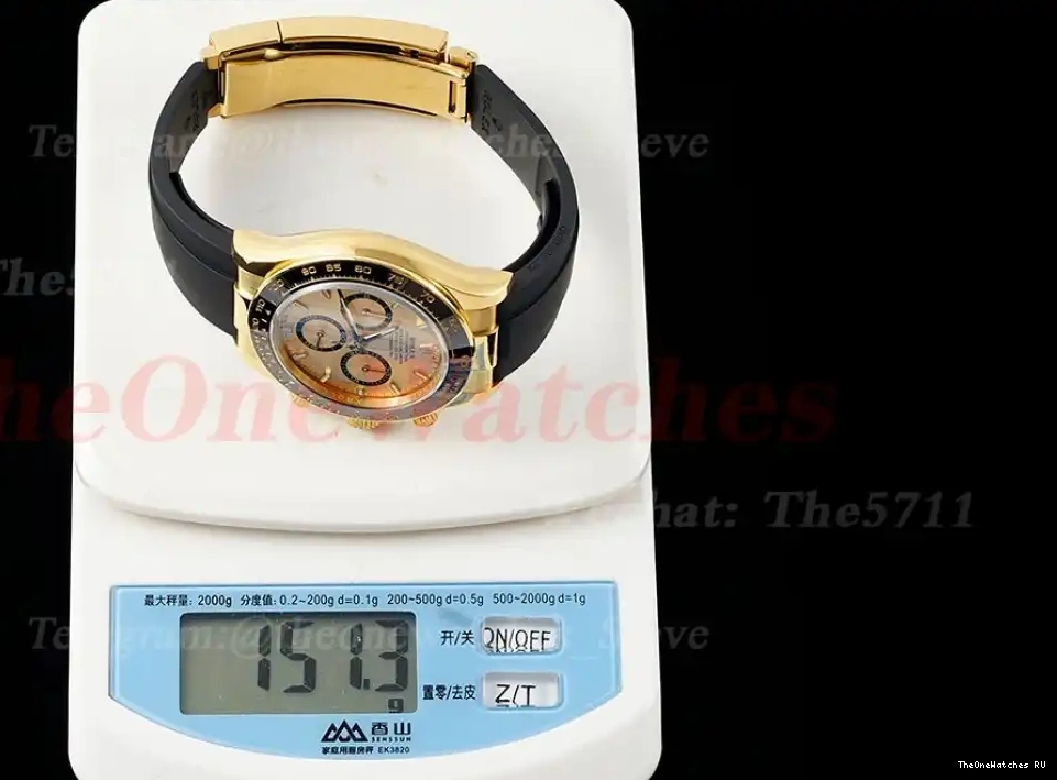 RU Heavy Daytona SH4131 Dial APS 126518 Clone(Tungsten Super 40mm Gold Version) YG 0331